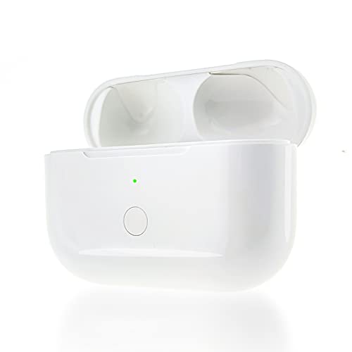 Wireless Charging Case Compatible with AirPods Pro 1st Generation, Replacement Charger Case with Bluetooth Pairing Sync Button, White