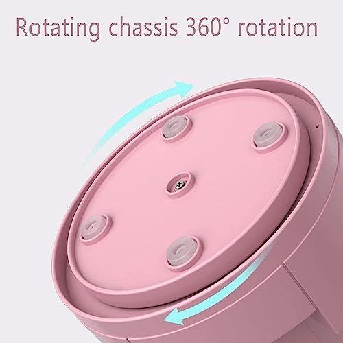 SunnySmile 360° Rotating Creative Pen Holder, Rotating Pen Holder,Rotating Pen Holder for Children Pink,Rotating Kids Desk Organiser,Multifunctional Table Organiser for Office, Dressing Table