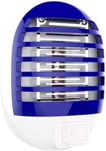 bug zapper indoor plug-in mosquito killer trap zapper, electric gnat fly trap zapper for house mini bug killer light eliminates flying pests for home, little gnats (blue)