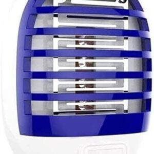 Bug Zapper Indoor Plug-in Mosquito Killer Trap Zapper, Electric Gnat Fly Trap Zapper for House Mini Bug Killer Light Eliminates Flying Pests for Home, Little Gnats (Blue)