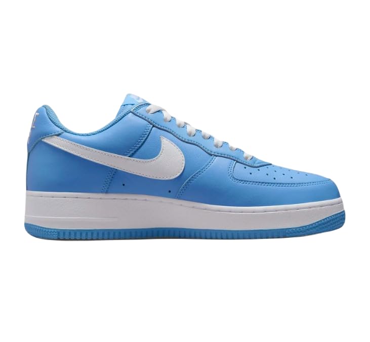 Nike Mens Air Force 1 Low Retro, University Blue/White, 9