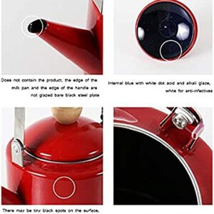 WYOERN Coffee Kettle Stainless Steel, Kettle Stainless Steel, Pour Over Coffee Kettle，Induction Cooker Gas General Teapot, teapot Large teapot for Cosy Tea infusers-Red