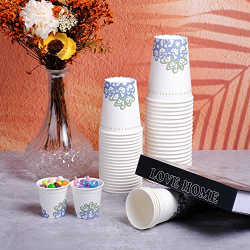 Lamosi 300 Pack 3 oz Disposable Bathroom Cups, 3oz Paper Cups for Bathroom, Mouthwash Cups, Mini Paper Cups for Parties, Picnics, Barbecues, Travel and Events