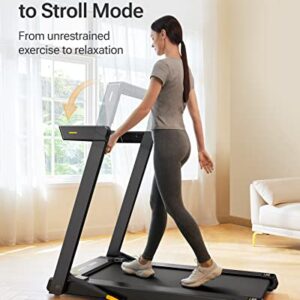 Walking Pad Treadmill, UREVO 3 in 1 Under Desk Walking Treadmill with Stroll Mode, 2s Folding Treadmill for Home Office with Remote & Grip Handle