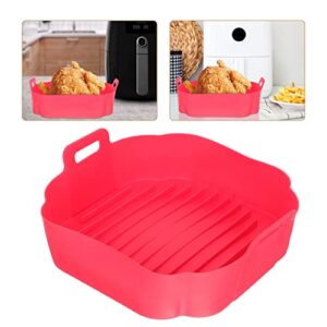 UPKOCH Oven Air Fryer Oven Air Fryer Square Baking Pan 2 Pack Air Fryer Liner Silicone Air Fryer Pot Air Fryer Baking Liner Accessory Oven Air Fryer Square Baking Pan Square Baking Pan