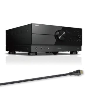 yamaha rx-a8a aventage 11.2 channel av receiver bundle with 2m 8k ultra high speed hdmi cable