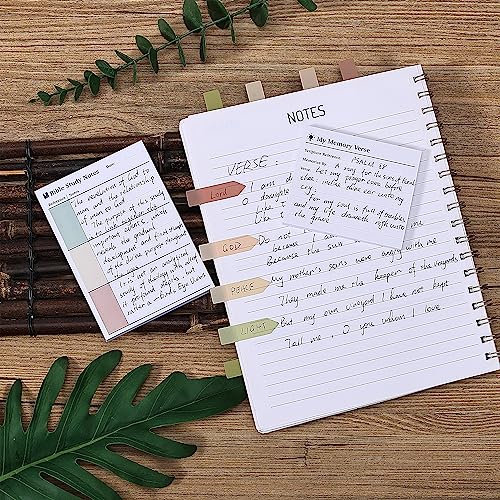 Mr. Pen- Holy Bible Study Sticky Notes, 225 pcs, Vintage Colors, Sticky Note Tabs, Bible Sticky Notes, Sticky Note Set, Bible Notes, Bible Study Notes, Sticky Notes for Bible Note Taking Supplies