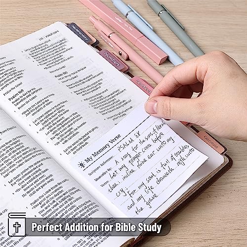 Mr. Pen- Holy Bible Study Sticky Notes, 225 pcs, Vintage Colors, Sticky Note Tabs, Bible Sticky Notes, Sticky Note Set, Bible Notes, Bible Study Notes, Sticky Notes for Bible Note Taking Supplies