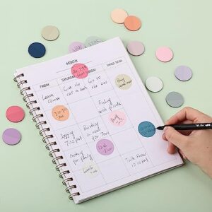 Mr. Pen- Transparent Sticky Notes, 560 Pcs, Pastel Colors, Round Translucent Sticky Notes, Sticky Note Tabs, Pastel Sticky Notes, See Through Sticky Notes Transparent, Bible Sticky Notes