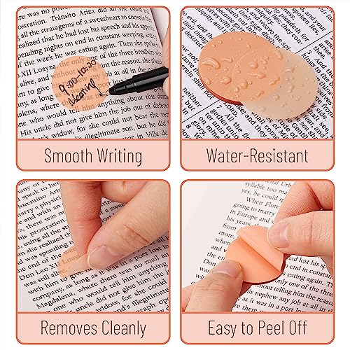 Mr. Pen- Transparent Sticky Notes, 560 Pcs, Pastel Colors, Round Translucent Sticky Notes, Sticky Note Tabs, Pastel Sticky Notes, See Through Sticky Notes Transparent, Bible Sticky Notes