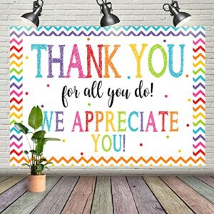 7x5ft thank you for all you do backdrop congratulations graduates background be thankful to the teacher doctor staff in class of 2023 prom photography for senior year party decoration banner