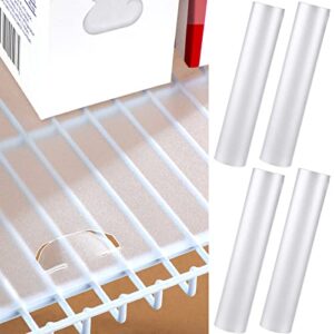 kathfly 4 roll wire shelf liner clear shelf covers for wire shelving waterproof non adhesive refrigerator pantry wire shelf plastic mats for kitchen cabinet drawer fridge rack 10 ft roll (12inch wide)