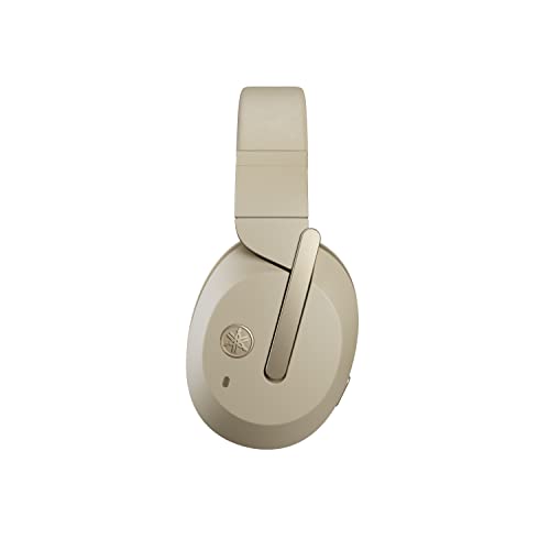 YAMAHA YH-E700B Wireless, Over-Ear, Noise-Cancelling Headphones, with Active Noise Cancellation (ANC) and 32 Hours of Battery Life (Beige)