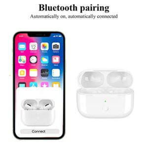 Compatible for AirPods Pro Charging Case Replacement, Compatible for Wireless AirPods Pro Charger Case with Bluetooth Pairing Sync Button,660 mAh Internal Large Battery