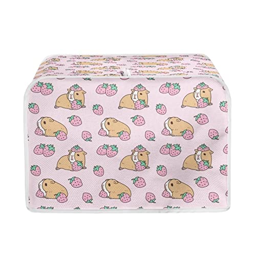 YEXIATODO Cute Guinea Pig Toaster 4 Slice Kitchen Small Appliance Cover with Handle Fits for Most Standard Long Slot Toasters Kitchen Aid Cover Home Kitchen Decor