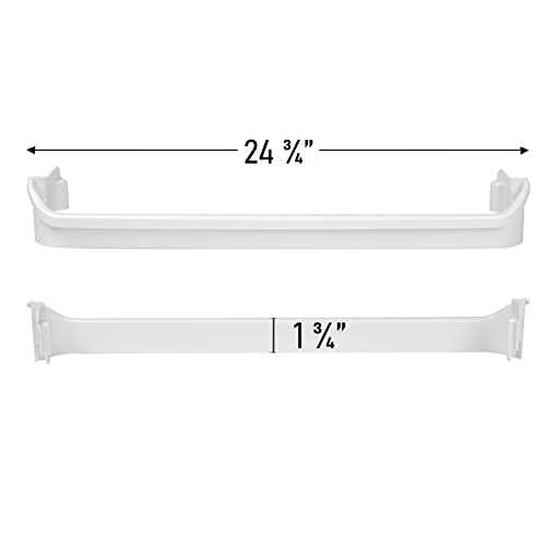 240534901 (2pack) Door Shelf Rack Bar Compatible with Frigidaire Kenmore Refrigerator Replacement Shelves Door Bin Frigidaire Replacement Parts