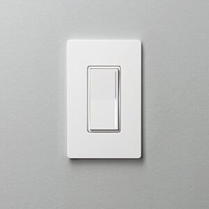 Lutron Sunnata Touch Dimmer Switch with Wallplate with LED+ Advanced Technology, for LED and Incandescent, 3 Way/Multi Location, STCL-153MW-WH, White