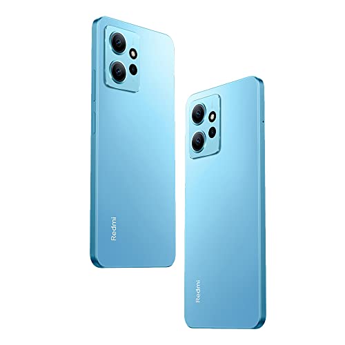 Xiaomi Redmi Note 12 4G LTE (128GB + 4GB) Global Unlocked 6.67" 50MP Triple (ONLY T-Moble/Tello/Mint USA Market) + (w/ 33W Fast Car Dual Charger Bundle) (Ice Blue Global + 33W Car Charger)