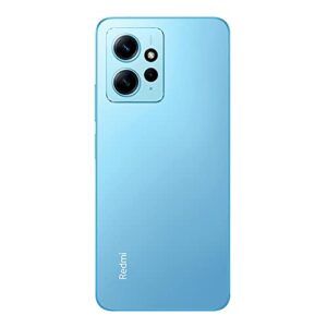 Xiaomi Redmi Note 12 4G LTE (128GB + 4GB) Global Unlocked 6.67" 50MP Triple (ONLY T-Moble/Tello/Mint USA Market) + (w/ 33W Fast Car Dual Charger Bundle) (Ice Blue Global + 33W Car Charger)