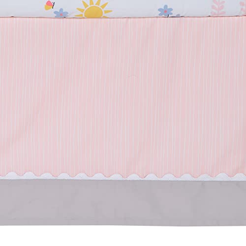 Lambs & Ivy Jazzy Jungle 3-Piece Safari Animals Pink Baby Crib Bedding Set