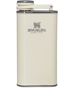 stanley classic easy fill wide mouth flask 8oz cream gloss
