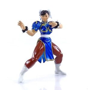 Street Fighter 1:24 1993 Mazda RX-7 Die-Cast Car & 2.75" Chun-Li Figure, Toys for Kids and Adults