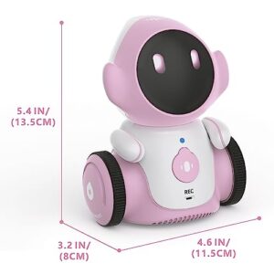 GILOBABY Robot Toys, Rechargeable Smart Talking Robot for Kids, Intelligent Robot with Voice Controlled Touch Sensor, Singing, Dancing, Recording, Repeat, Birthday Gifts for Girls Ages 6+ Years (Pink)