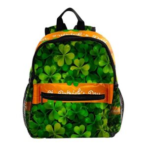 small backpack travel backpack,carry on backpack,st. patrick's day leaves,women mini backpack casual daypack