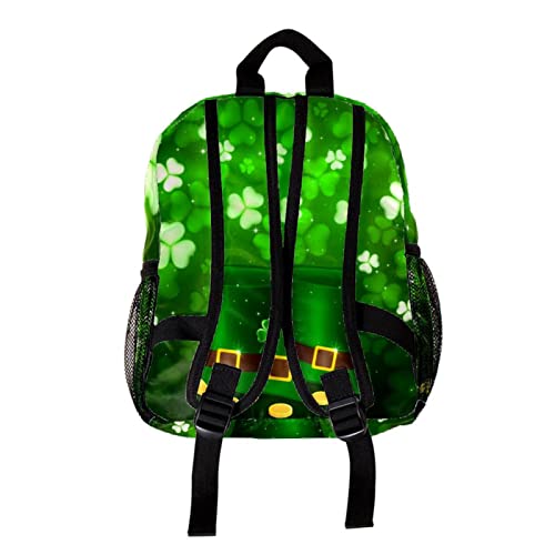 Small Backpack Travel Backpack,Carry On Backpack,st.patrick's day leaves hat,Women Mini Backpack Casual Daypack