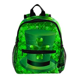 Small Backpack Travel Backpack,Carry On Backpack,st. patricks day leaf hat,Women Mini Backpack Casual Daypack