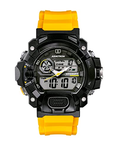 Armitron Sport Men's Analog-Digital Chronograph Resin Strap Watch, 20/5477