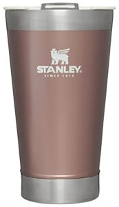 stanley classic stay-chill beer pint 16oz rose quartz glow