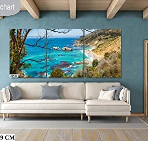 Big Sur Ocean Seascape Photo Wall Art Decor (Paper Print, 8x10 inches)