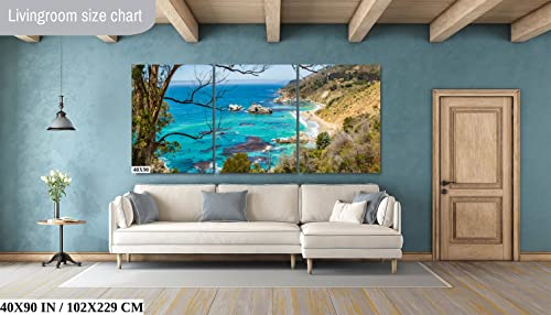 Big Sur Ocean Seascape Photo Wall Art Decor (Paper Print, 8x10 inches)