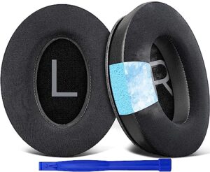 soulwit cooling gel ear pads cushions replacement for bose quietcomfort 45(qc45)/quietcomfort se (qc se) over-ear headphones, earpads with high-density noise isolation foam - black