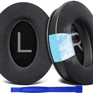 SOULWIT Cooling Gel Ear Pads Cushions Replacement for Bose QuietComfort 45(QC45)/QuietComfort SE (QC SE) Over-Ear Headphones, Earpads with High-Density Noise Isolation Foam - Black