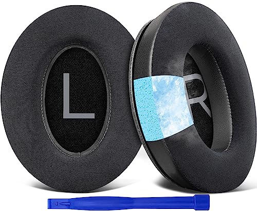 SOULWIT Cooling Gel Ear Pads Cushions Replacement for Bose QuietComfort 45(QC45)/QuietComfort SE (QC SE) Over-Ear Headphones, Earpads with High-Density Noise Isolation Foam - Black