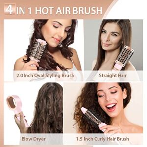 Nicebay Hair Dryer Brush Blow Dryer Brush in One, Hot Tools Dryer Brush Set for Straightening/Drying/Curling, Oval Brush, Multi-Temperature Settings, Detachable Design for Women