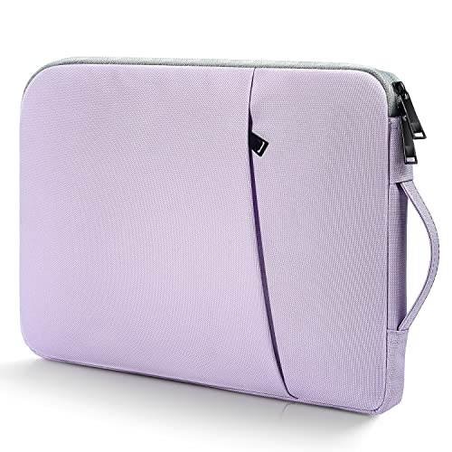 17 inch Laptop Case Sleeve - Slim Protective Shockproof Water-Resistant Laptop Cover with Handle Computer Carrying Bag for HP Envy 17 /Pavilion 17, Dell Lenovo Asus Acer MSI 17.3 Notebook Bag -Purple