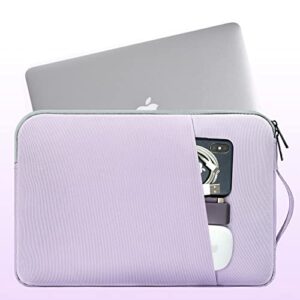 17 inch Laptop Case Sleeve - Slim Protective Shockproof Water-Resistant Laptop Cover with Handle Computer Carrying Bag for HP Envy 17 /Pavilion 17, Dell Lenovo Asus Acer MSI 17.3 Notebook Bag -Purple