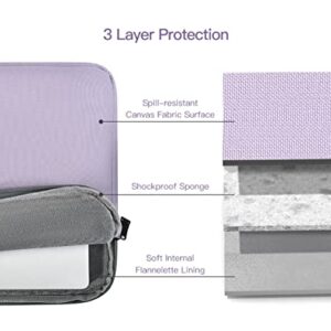 17 inch Laptop Case Sleeve - Slim Protective Shockproof Water-Resistant Laptop Cover with Handle Computer Carrying Bag for HP Envy 17 /Pavilion 17, Dell Lenovo Asus Acer MSI 17.3 Notebook Bag -Purple