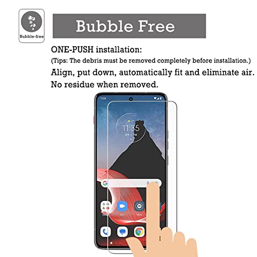 RBEIK 3PACK MOTO ThinkPhone 5G Screen Protector Glass, Premium 9H Hardness Anti-Scratch Bubble Free Tempered Glass Screen Protector for Motorola MOTO ThinkPhone 5G 6.6" Screen