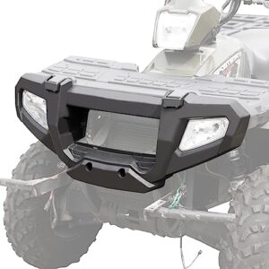 a & utv pro front bumper guard for polaris sportsman 500 700 800 x2 touring 2006-2010, front fascia brush guard protector accessories, replace oem# 2633527-070, 2633271-070, 2633520-070, 5437086-070