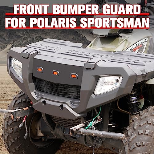 A & UTV PRO Front Bumper Guard for Polaris Sportsman 500 700 800 X2 Touring 2006-2010, Front Fascia Brush Guard Protector Accessories, Replace OEM# 2633527-070, 2633271-070, 2633520-070, 5437086-070