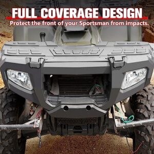 A & UTV PRO Front Bumper Guard for Polaris Sportsman 500 700 800 X2 Touring 2006-2010, Front Fascia Brush Guard Protector Accessories, Replace OEM# 2633527-070, 2633271-070, 2633520-070, 5437086-070