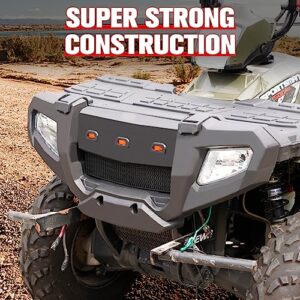 A & UTV PRO Front Bumper Guard for Polaris Sportsman 500 700 800 X2 Touring 2006-2010, Front Fascia Brush Guard Protector Accessories, Replace OEM# 2633527-070, 2633271-070, 2633520-070, 5437086-070