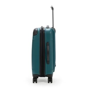 Kenneth Cole REACTION Renegade Luggage Expandable 8-Wheel Spinner Lightweight Hardside Suitcase, Botanical Green, 20-inch Carry On