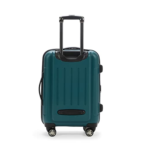 Kenneth Cole REACTION Renegade Luggage Expandable 8-Wheel Spinner Lightweight Hardside Suitcase, Botanical Green, 20-inch Carry On