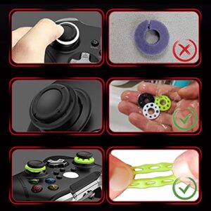 Precision Rings, Aim Assist Motion Control Controller Rings for PS5, PS4, Xbox, Switch Pro, Scuf Controller Accessories Soft Hard Joystick Thumbstick Rings Silicone (6)