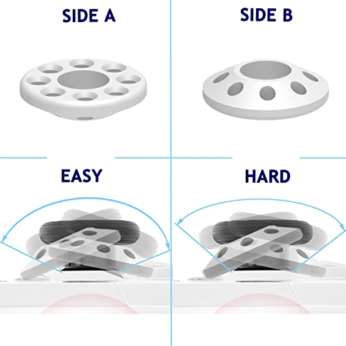 Precision Rings, Aim Assist Motion Control Controller Rings for PS5, PS4, Xbox, Switch Pro, Scuf Controller Accessories Soft Hard Joystick Thumbstick Rings Silicone (6)